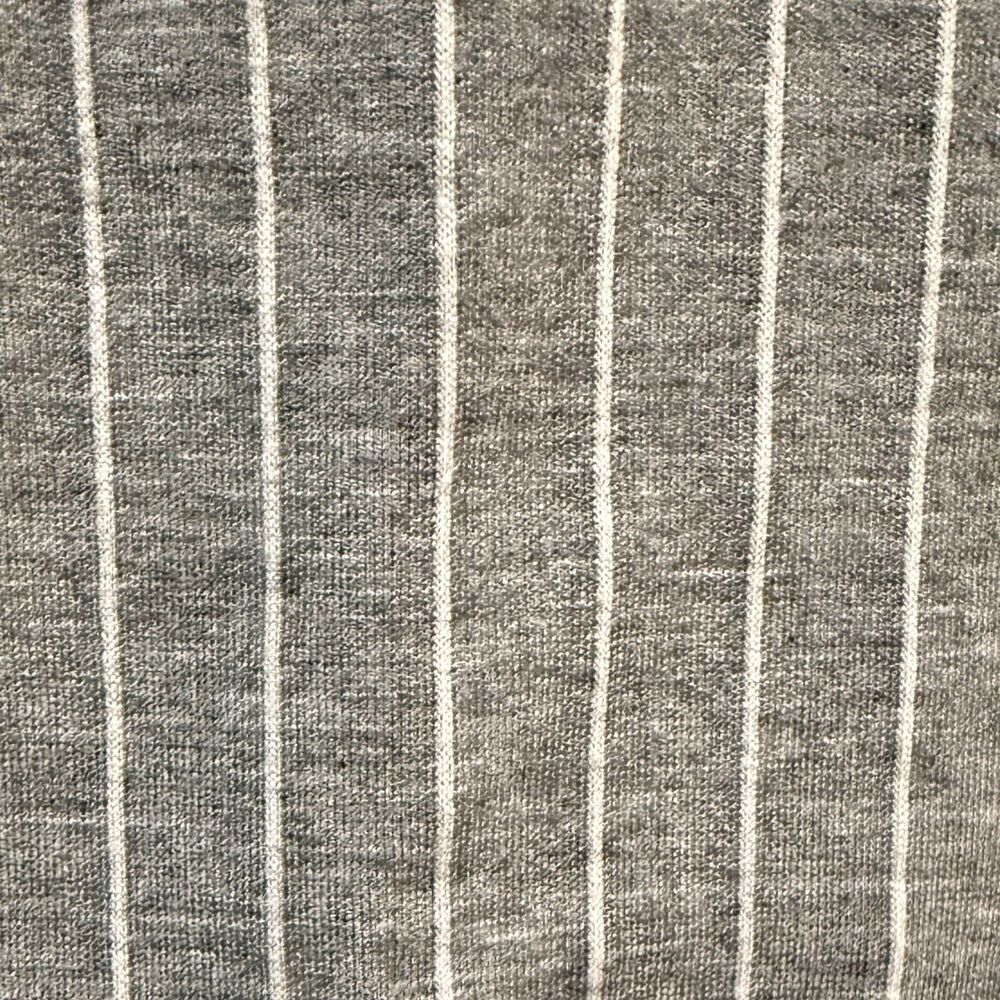 Baccini Gray White Striped Pencil Skirt Size L - Picture 7 of 10